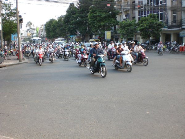 Motorbyke madness in Ho Chi Minh City