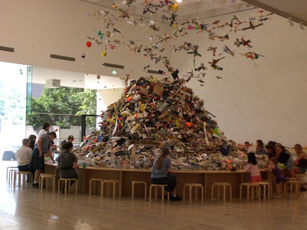 Children's activity in Brisbane Art Gallery