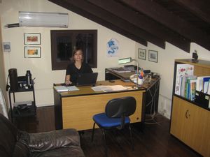 Paula's office at AVINA