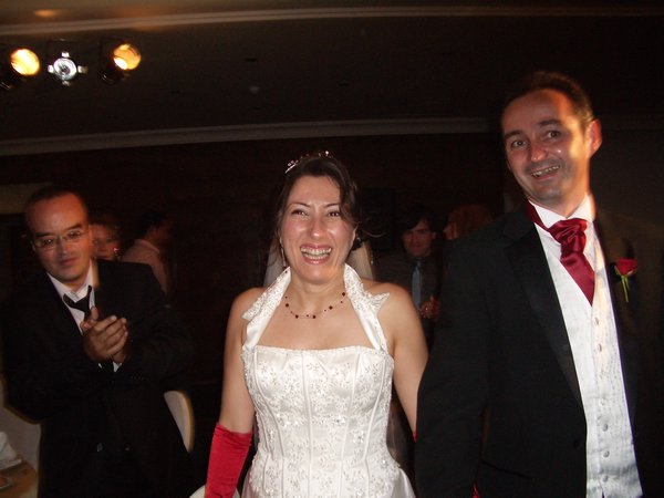 Bride and Groom with brother Riad