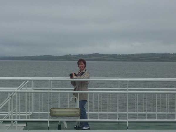 Susan on the ferry