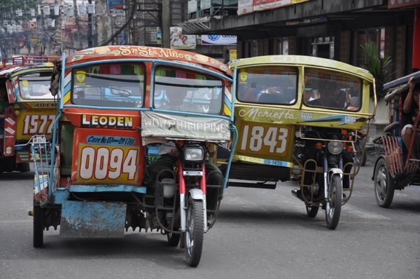 Tricycles in Dumaguete.
