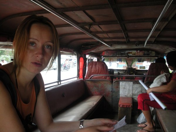 Jeepney to Apo Apo Island.