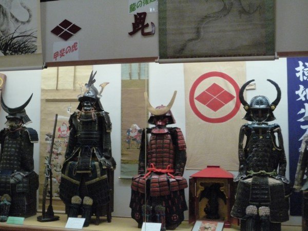 Imagine this lot coming at you - samurai armour