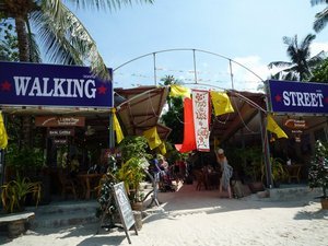 With shops and bars, Railay