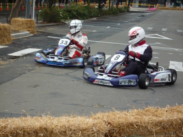 Town centre go cart races in Palmerston North