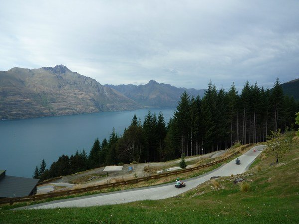 Part of the luge track, Queenstown 