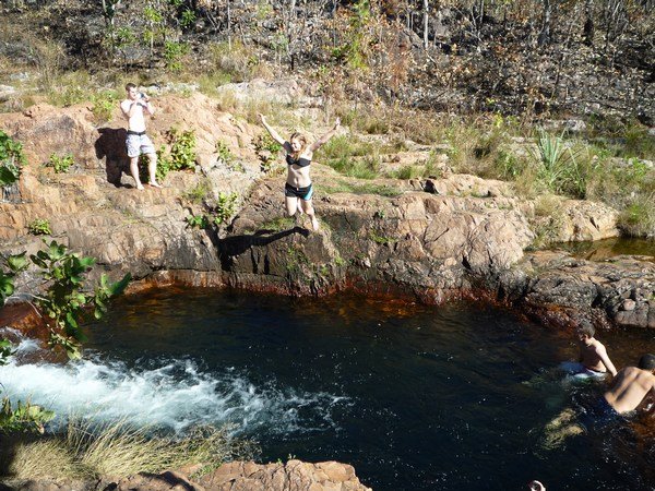 4 metre deep pool, so safe to jump, Buley Rockhole