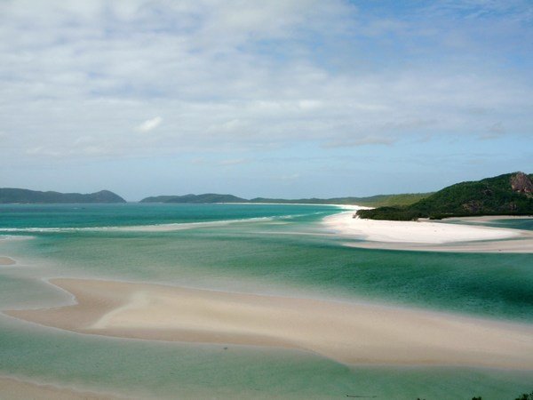 Beginning of South end of Whitehaven Beach