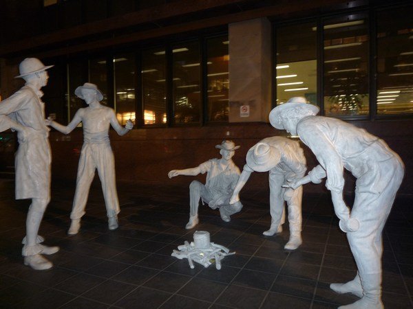 The Drovers statue, Brisbane