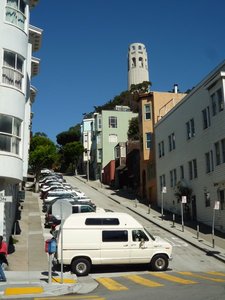 Point where I chose an Italian cafe over a climb to Coit Tower, SF