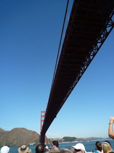 Underneath the Golden Gate Bridge, SF