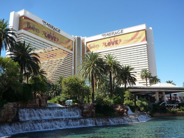 The Mirage where I saw the Love show