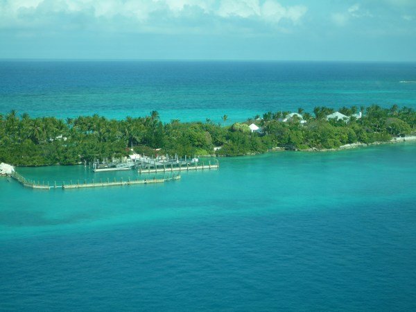 Gorgeous water near Nassau, Bahamas