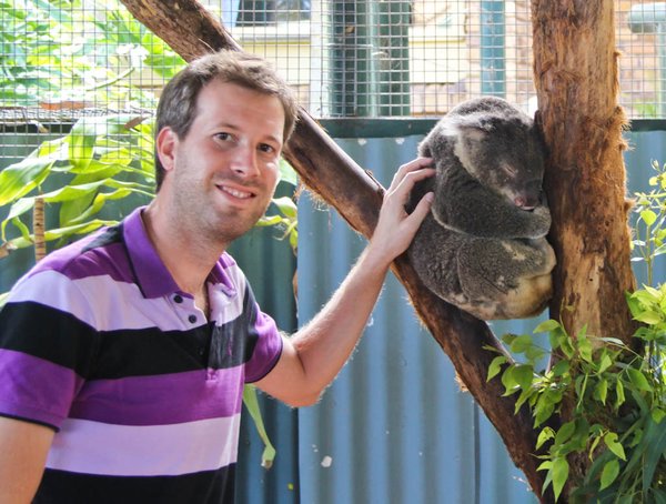 Me and a Koala @ Billabong Koala Park