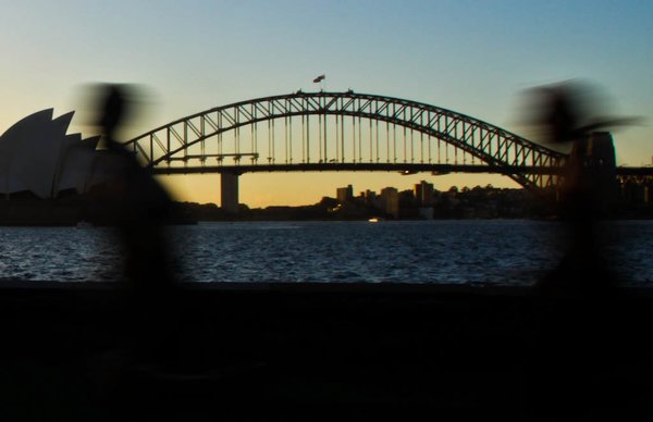 Sydney sunset runners