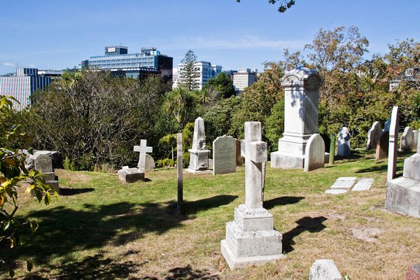 Wellington's early settlers cemetery
