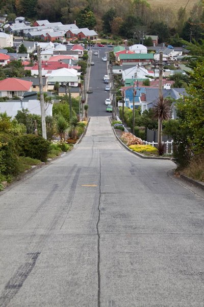 Dunedin - the world's steepest street