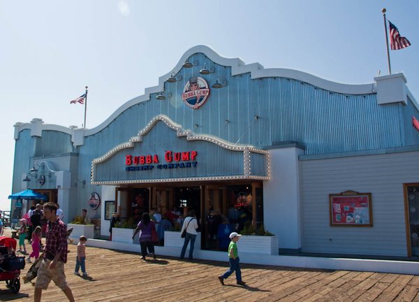 Bubba Gump Shrimp - a seafood chain inspired from the movie
