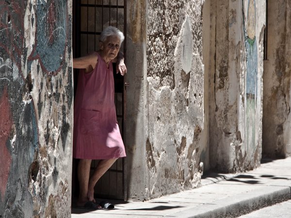 Old Cuban lady