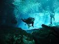 Me diving the cenote