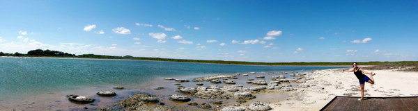 lake thetis et les stromatolithe