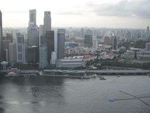 View from Marina Bay Sand
