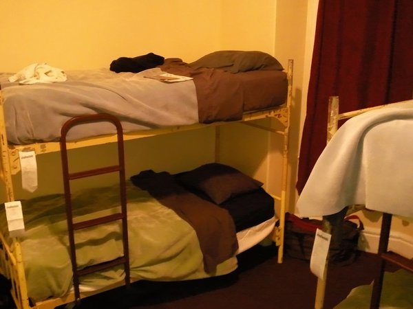 Dorm room in the hostel