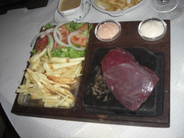 Steak On A Stone