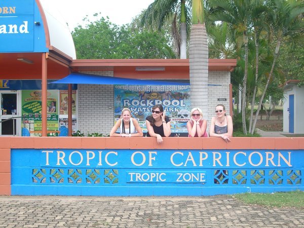 Passing the tropic of Capricon again 
