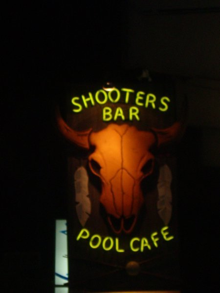 Shooters bar - need I say more 