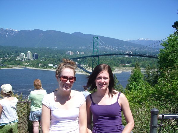ME and Cat infront of Lions Gate near Prospect Point Lookout