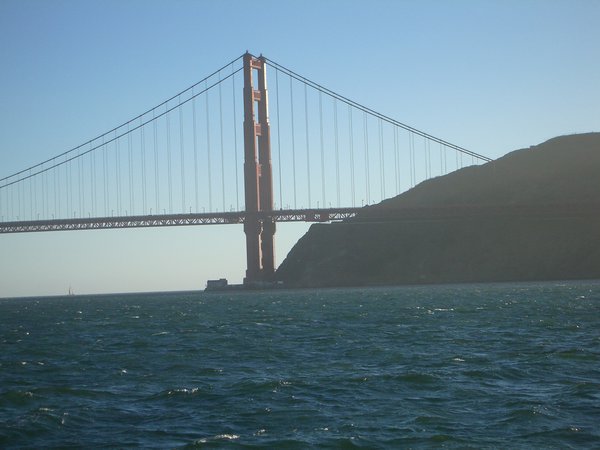 Golden Gate from the sunset sail 