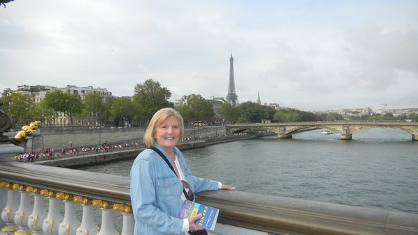 Gail at the River Seine.