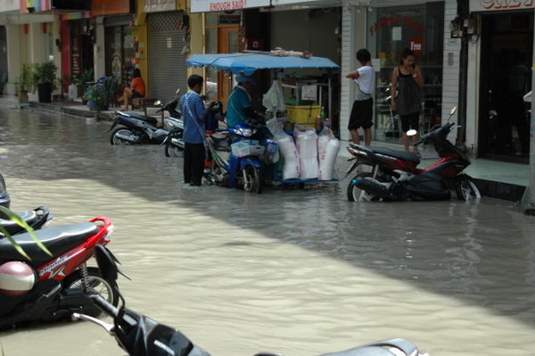 Pattaya streets after the rain