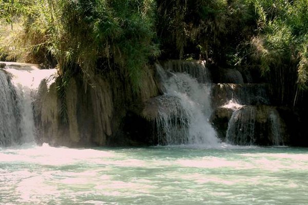 Kuang Si waterfalls area