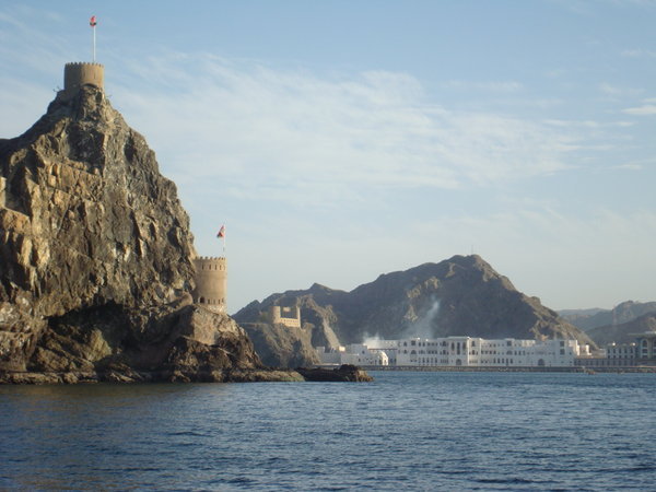the rugged terrain of Muscat
