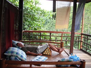 Relaxing in Nuts Huts