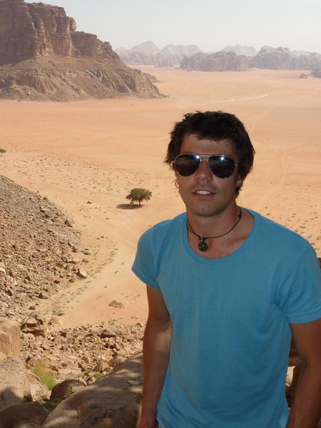 Sean at Wadi Rum