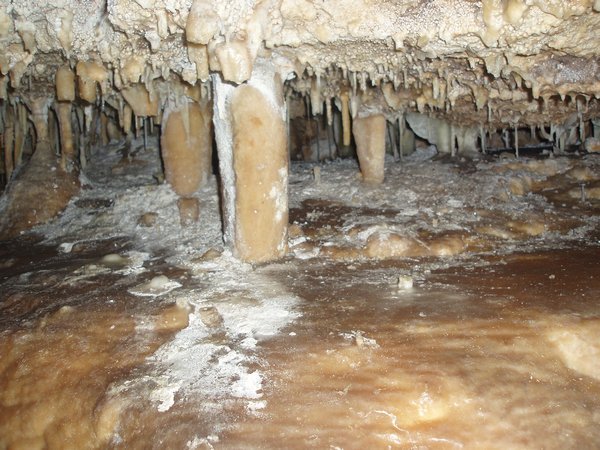 Stalagtite meets stalagmite