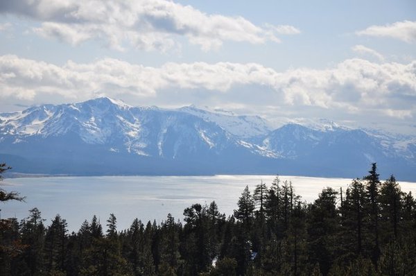 View of Lake Tahoe looking West