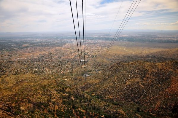 View from the Sandia Tram