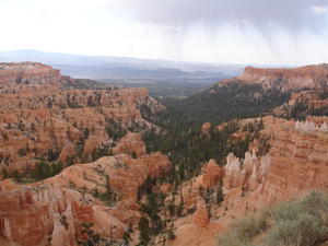 A storm developing over the canyon, Bryce Canyon National Park
