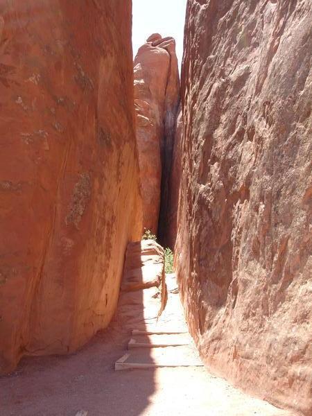 Hiking in Arches 