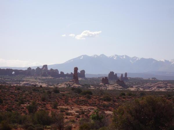 Arches National Park- Arches in the distance