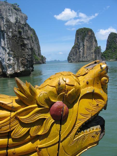 The mythical monster of Halong Bay