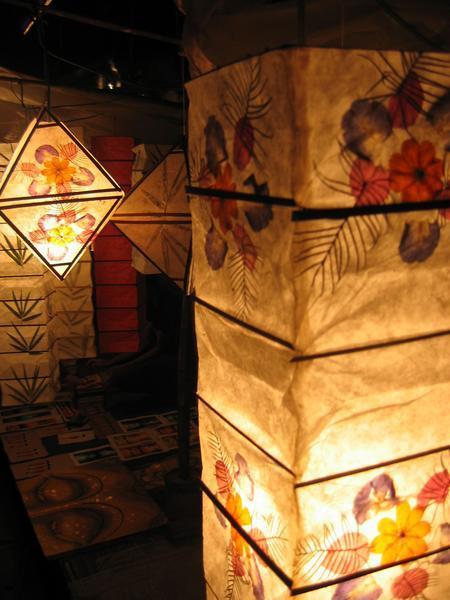 Lanterns in the night market