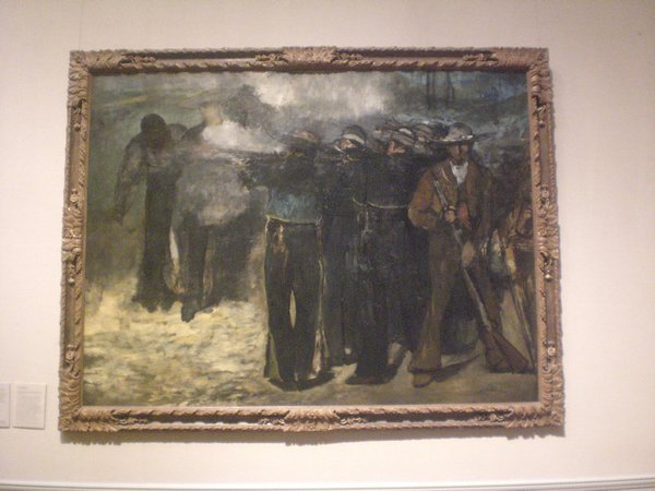 Execution of the Emperor Maximillian by Manet