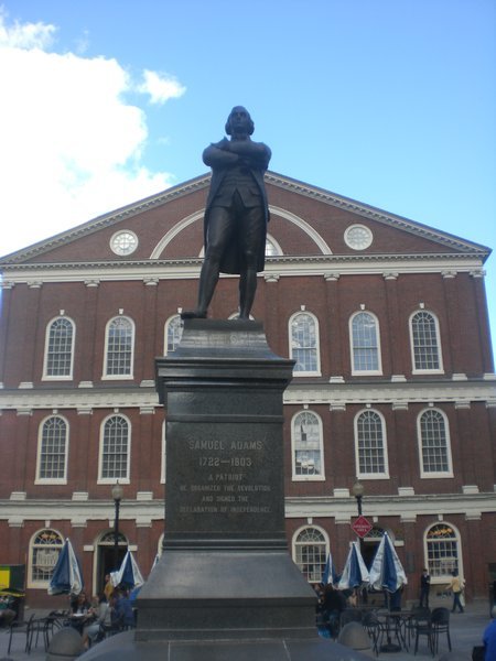 Samuel Adams Statue & Faneuil Hall