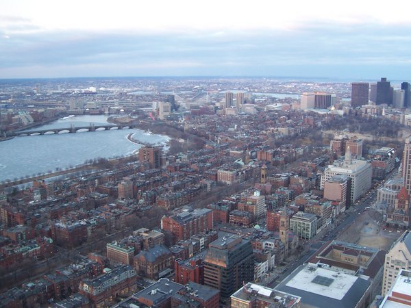 View from the top of the Prudential Centre